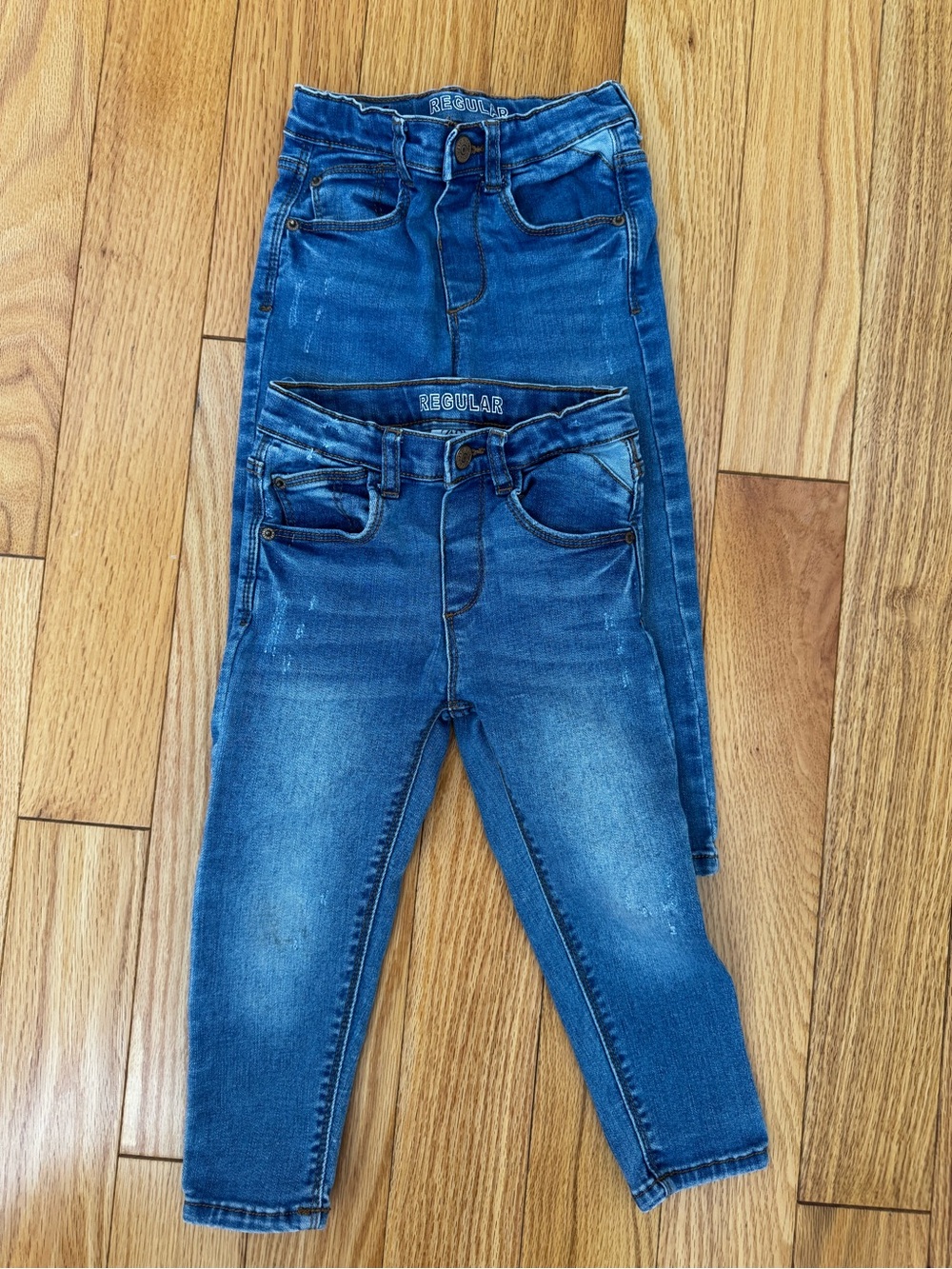 Zara Unisex Blue Denim Jeans - TWO PAIRS